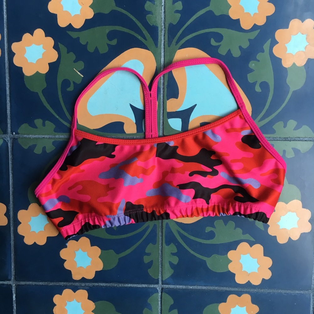 Camouflage Print Sports Bra